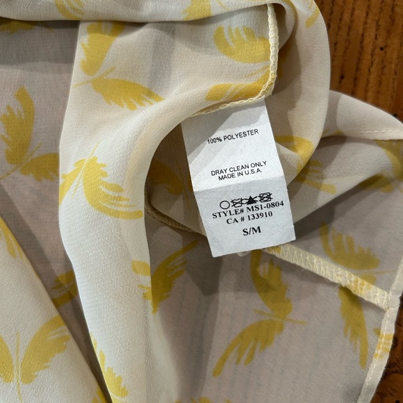 Show Me Your Mumu Spaghetti strap ruffle top blouse size S/M - Picture 5 of 5